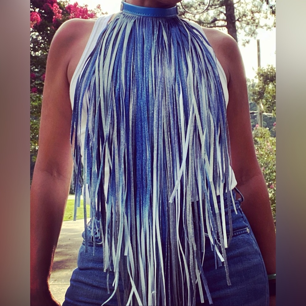 Handmade Denim Neck Piece